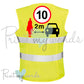 High Visibility Hi Vis Equestrian Reflective Vest Tabard Waistcoat GIVE SPACE