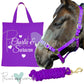 'Alexa' Personalised Matching Equestrian Set - Hearts Design