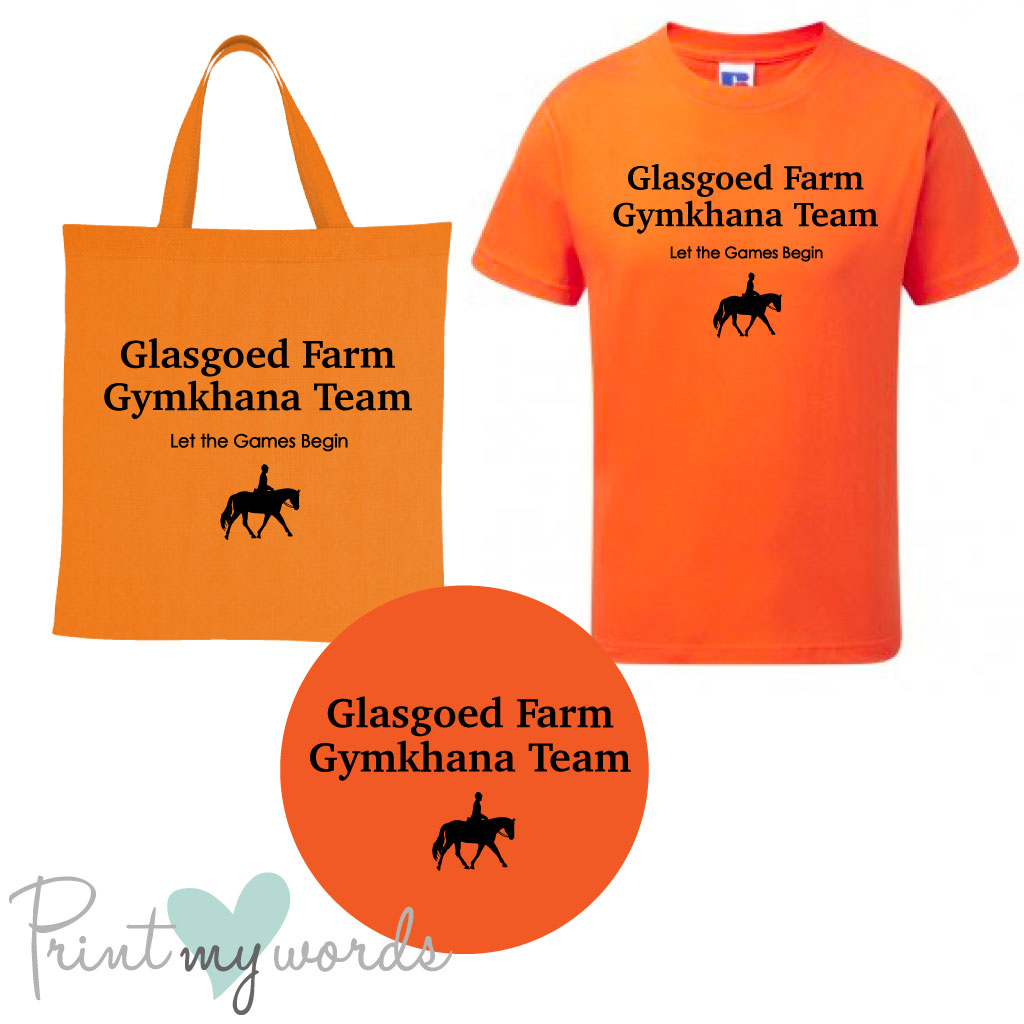 'Bexley' Children's Personalised Matching Equestrian Set - Team Design