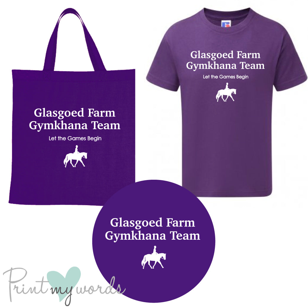 'Bexley' Children's Personalised Matching Equestrian Set - Team Design