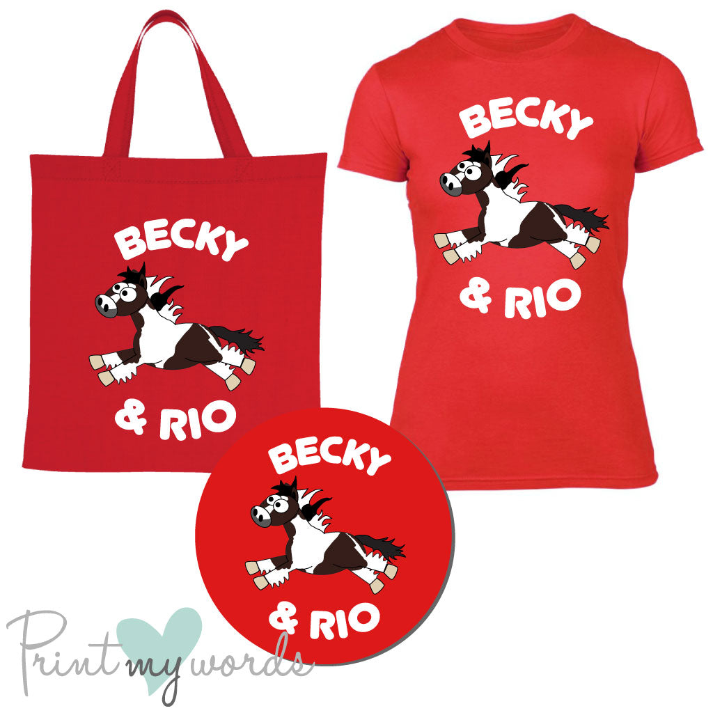 'Bexley' Ladies Personalised Matching Equestrian Set - Plodders Design