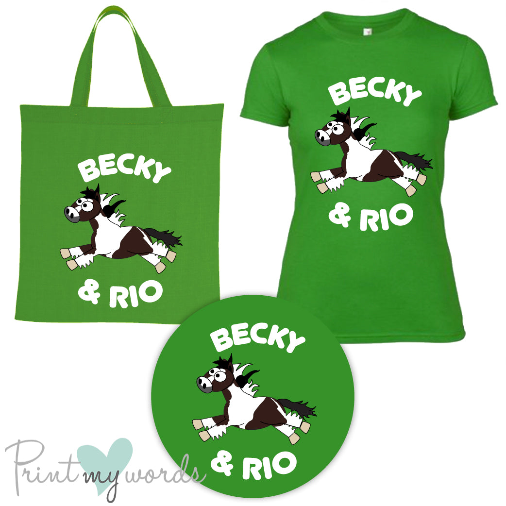 'Bexley' Ladies Personalised Matching Equestrian Set - Plodders Design