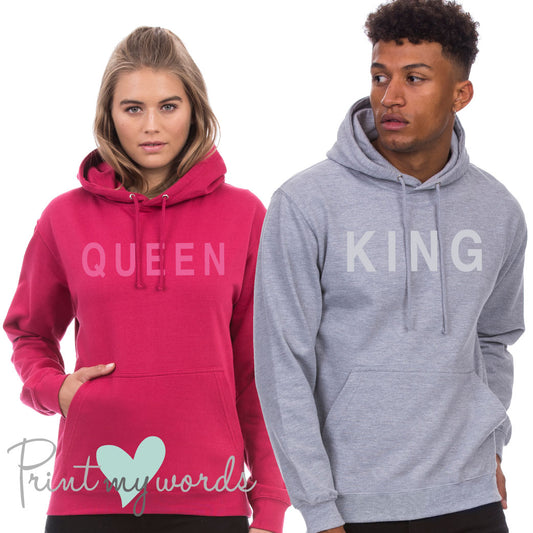 King and Queen Couple Hoodies x2