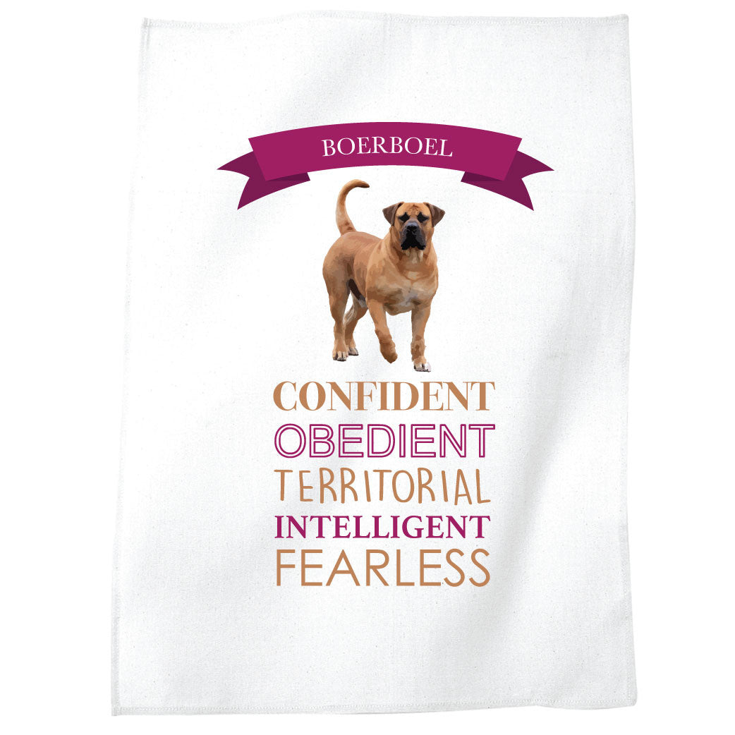 Boerboel Dog Tea Towel