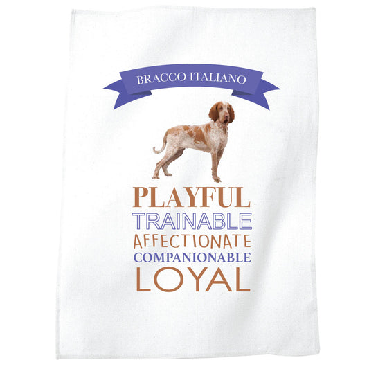 Bracco Italiano Dog Tea Towel