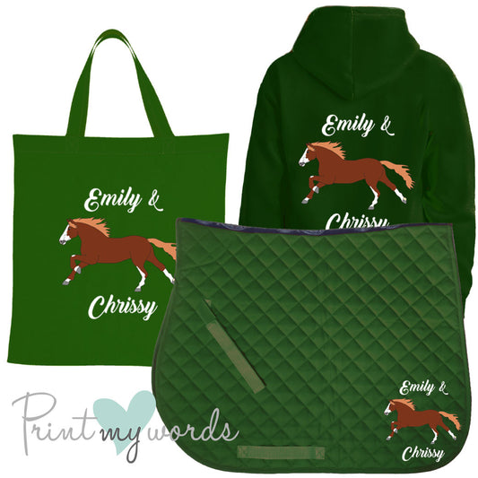 'Dolly' Ladies Personalised Matching Equestrian Set - Elegant Design