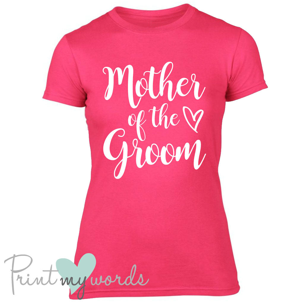 Calligraphy Style Hen Party T-Shirt - Mother Of The Groom