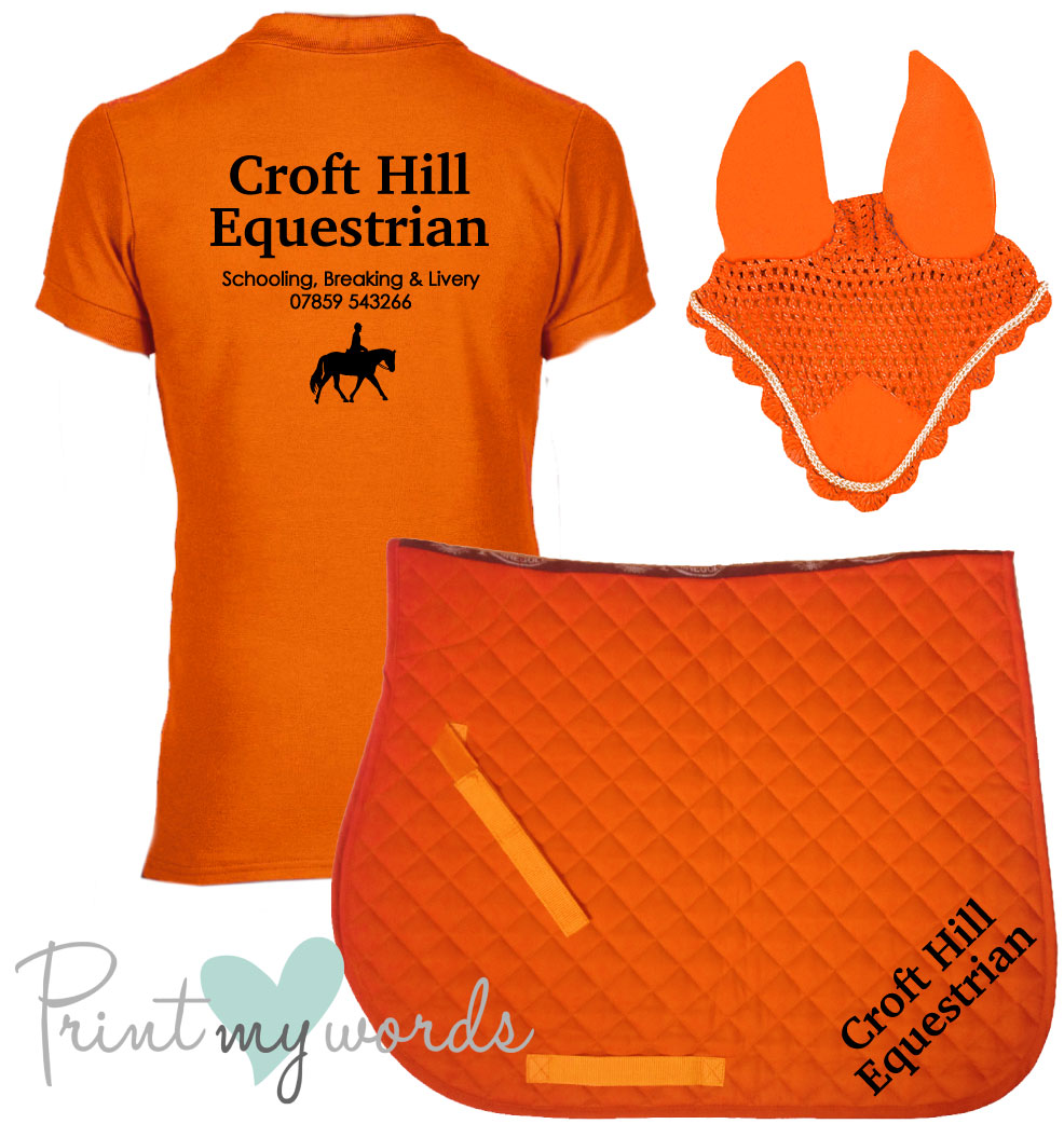 'Cora' Ladies Personalised Matching Equestrian Set - Business Design
