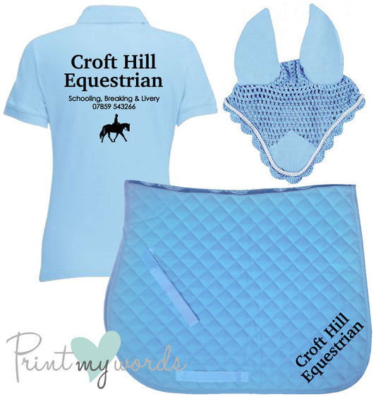 'Cora' Ladies Personalised Matching Equestrian Set - Business Design