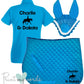'Cora' Ladies Personalised Matching Equestrian Set - Dressage Design