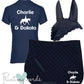'Cora' Ladies Personalised Matching Equestrian Set - Dressage Design