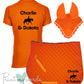 'Cora' Ladies Personalised Matching Equestrian Set - Dressage Design