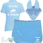 'Cora' Ladies Personalised Matching Equestrian Set - Dressage Design