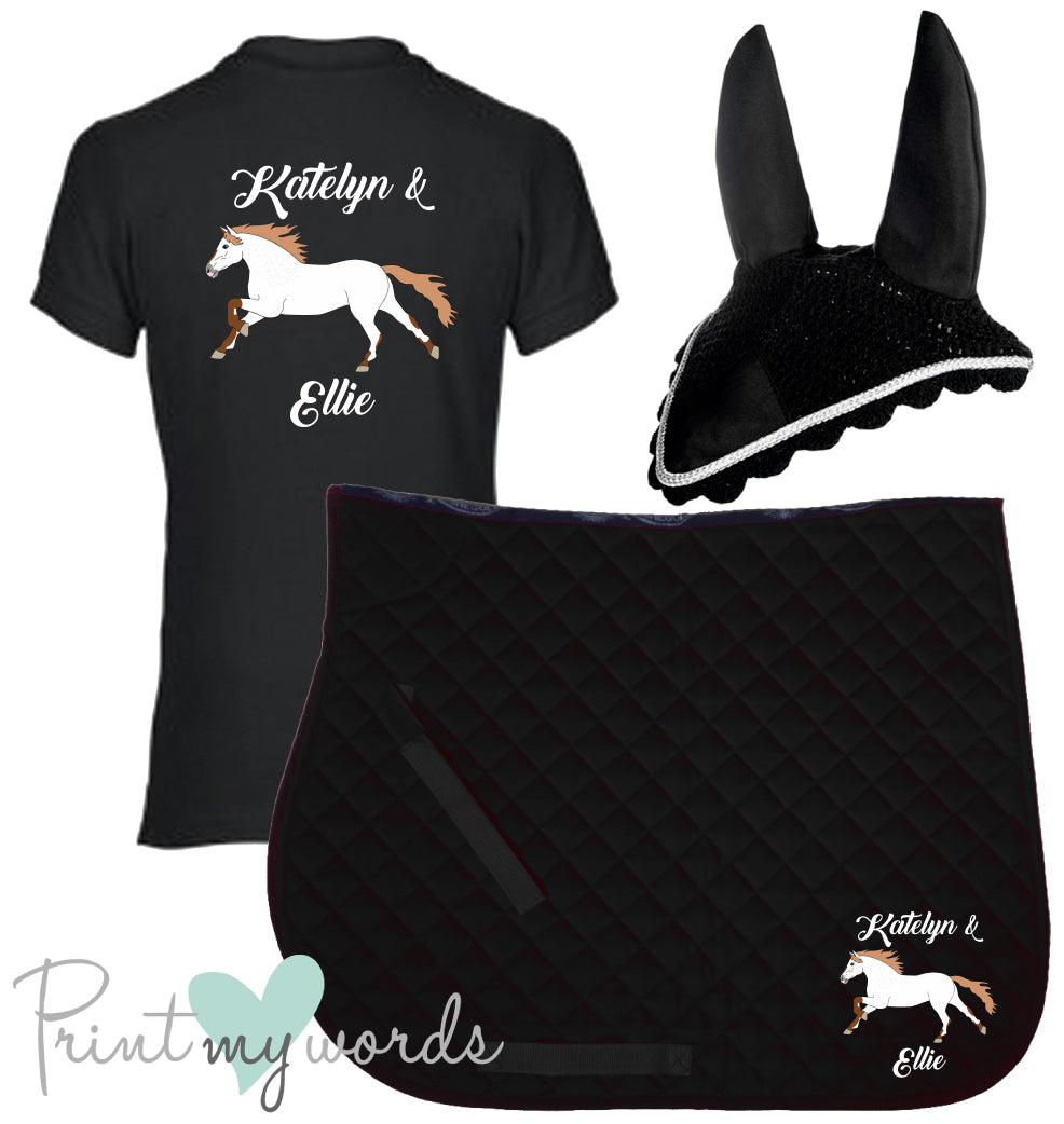 'Cora' Ladies Personalised Matching Equestrian Set - Elegant Design