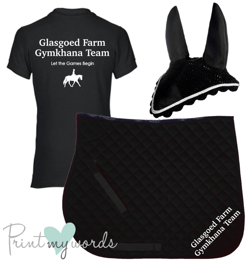 'Cora' Children's Personalised Matching Equestrian Set - Team Design