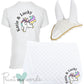 'Cora' Ladies Personalised Matching Equestrian Set - Unicorn Design