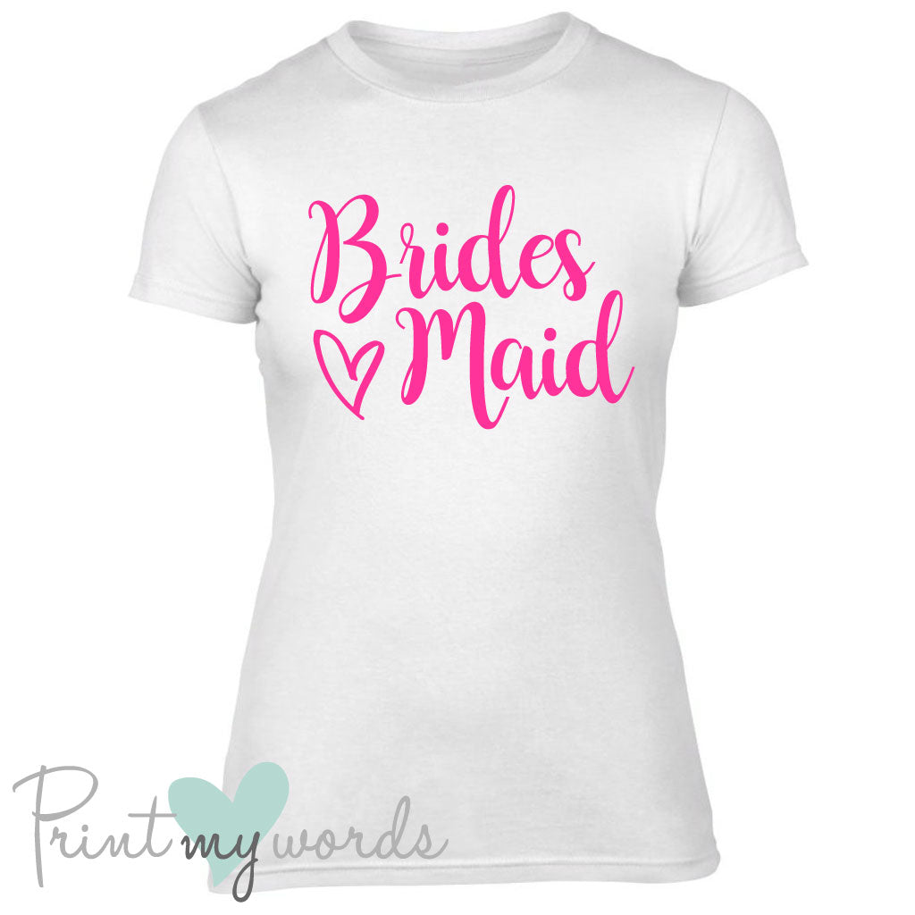 Calligraphy Style Hen Party T-Shirt - Bridesmaid