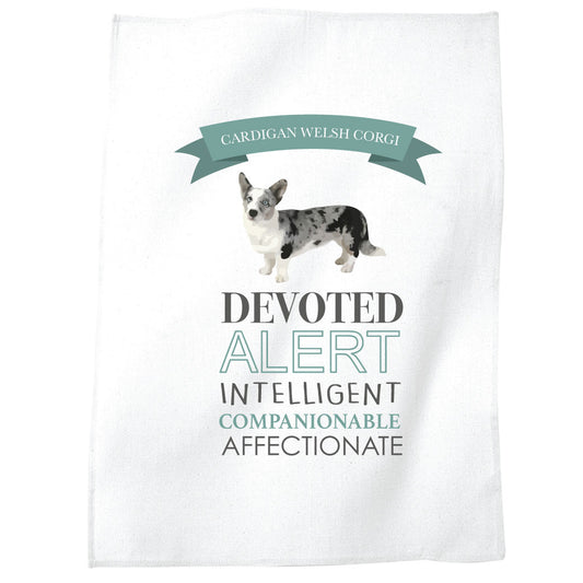 Cardigan Welsh Corgi Dog Tea Towel