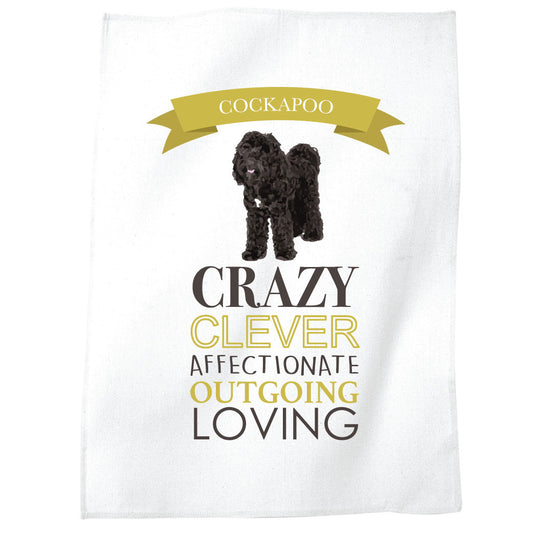 Cockapoo Dog Tea Towel