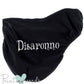 Personalised Fleece Saddle Cover - Curly Design