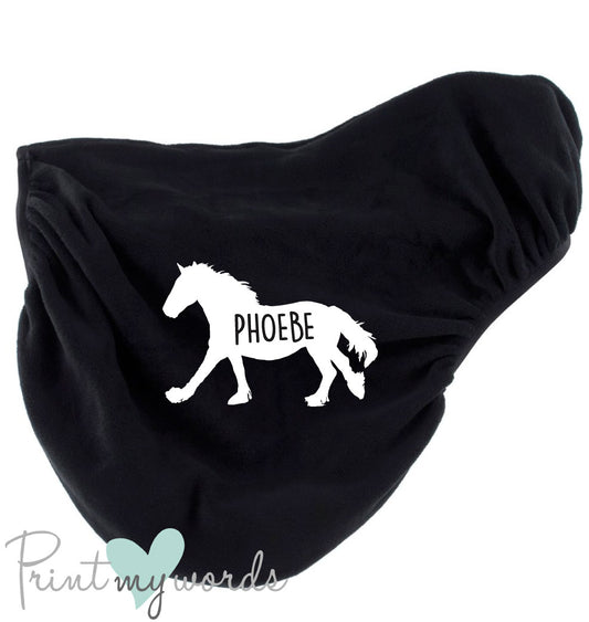 Personalised Fleece Saddle Cover - Shire Design
