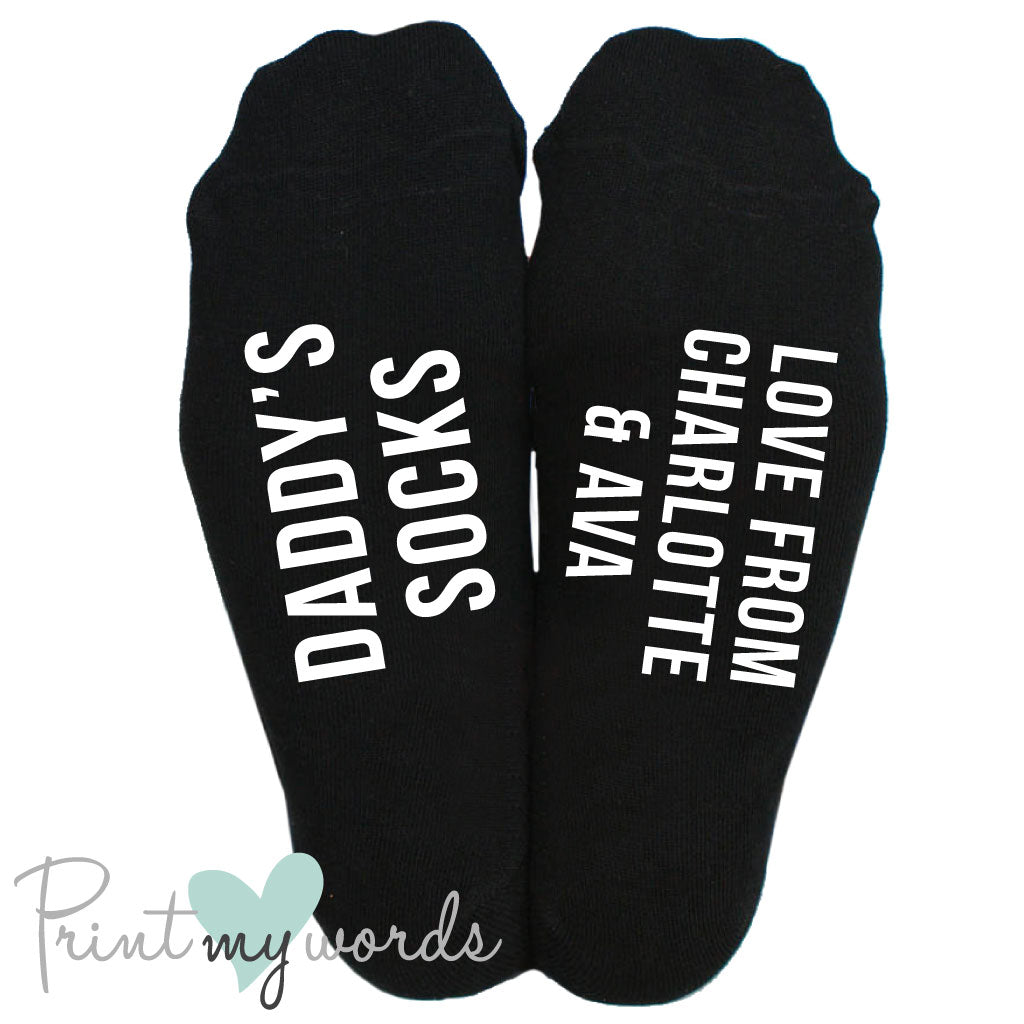Men's Personalised Socks - Daddy's Socks