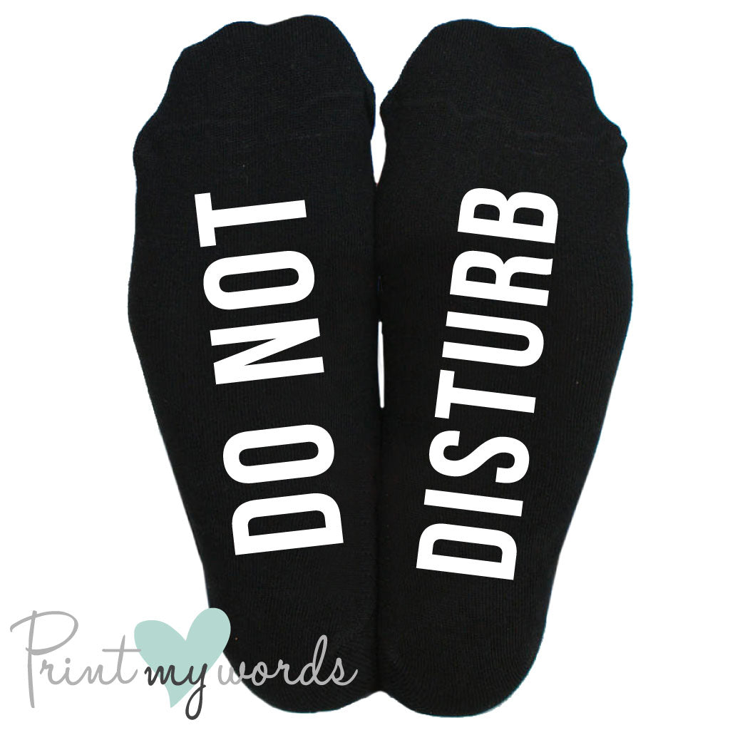 Men's Funny Socks - Do Not Disturb