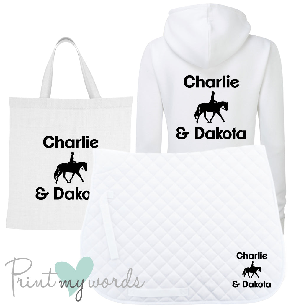 'Dolly' Ladies Personalised Matching Equestrian Set - Dressage Design