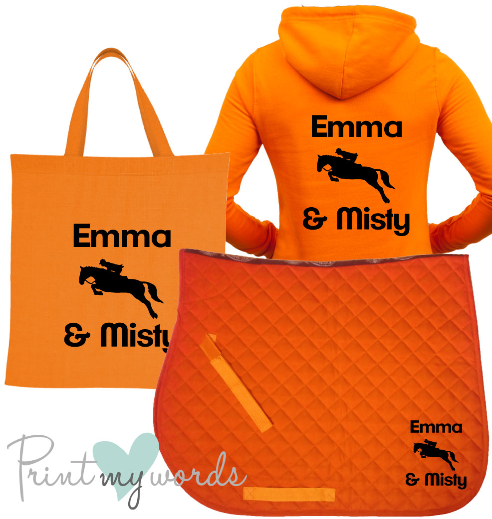 'Dolly' Ladies Personalised Matching Equestrian Set - Jumping Design