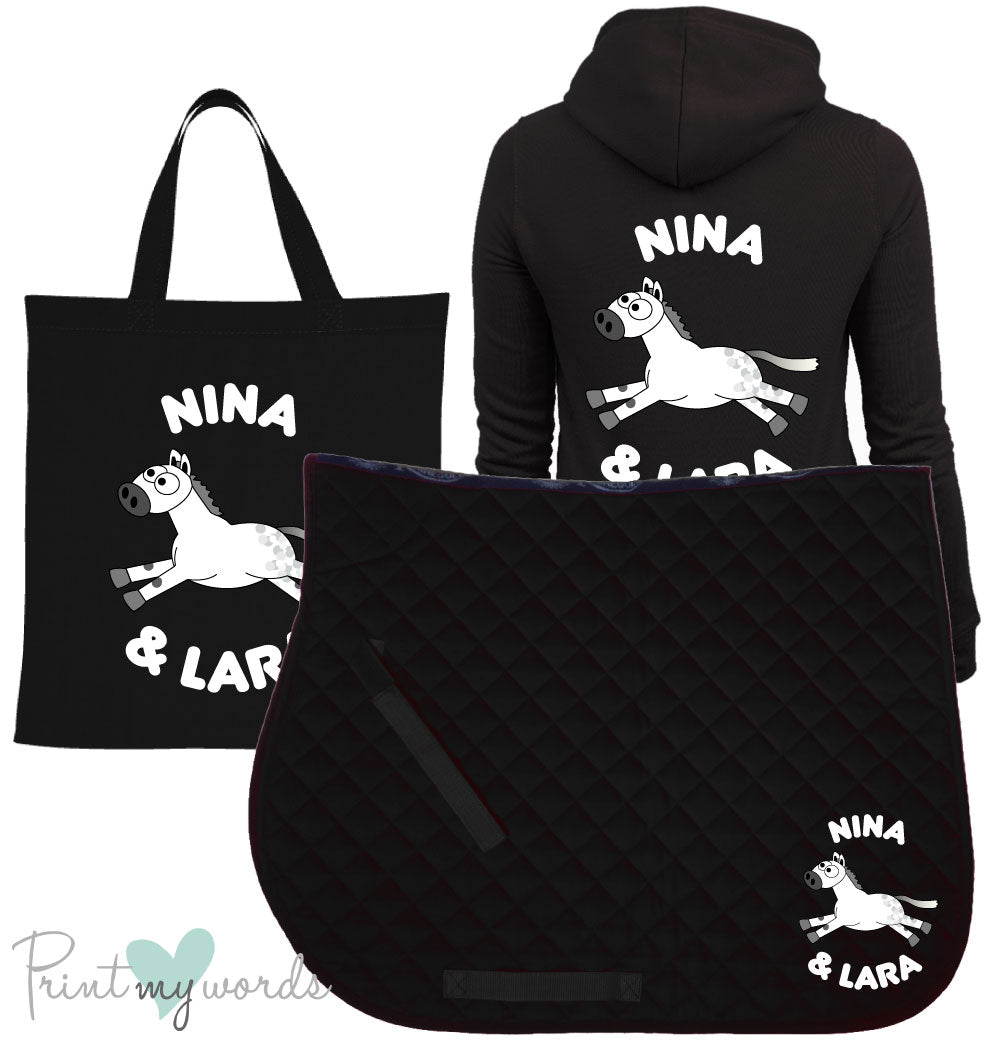 'Dolly' Children's Personalised Matching Equestrian Set - Plodders Design