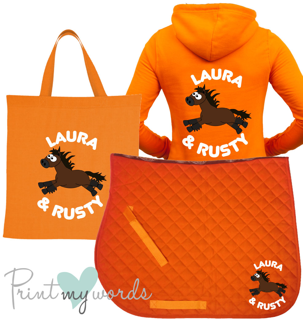 'Dolly' Children's Personalised Matching Equestrian Set - Plodders Design