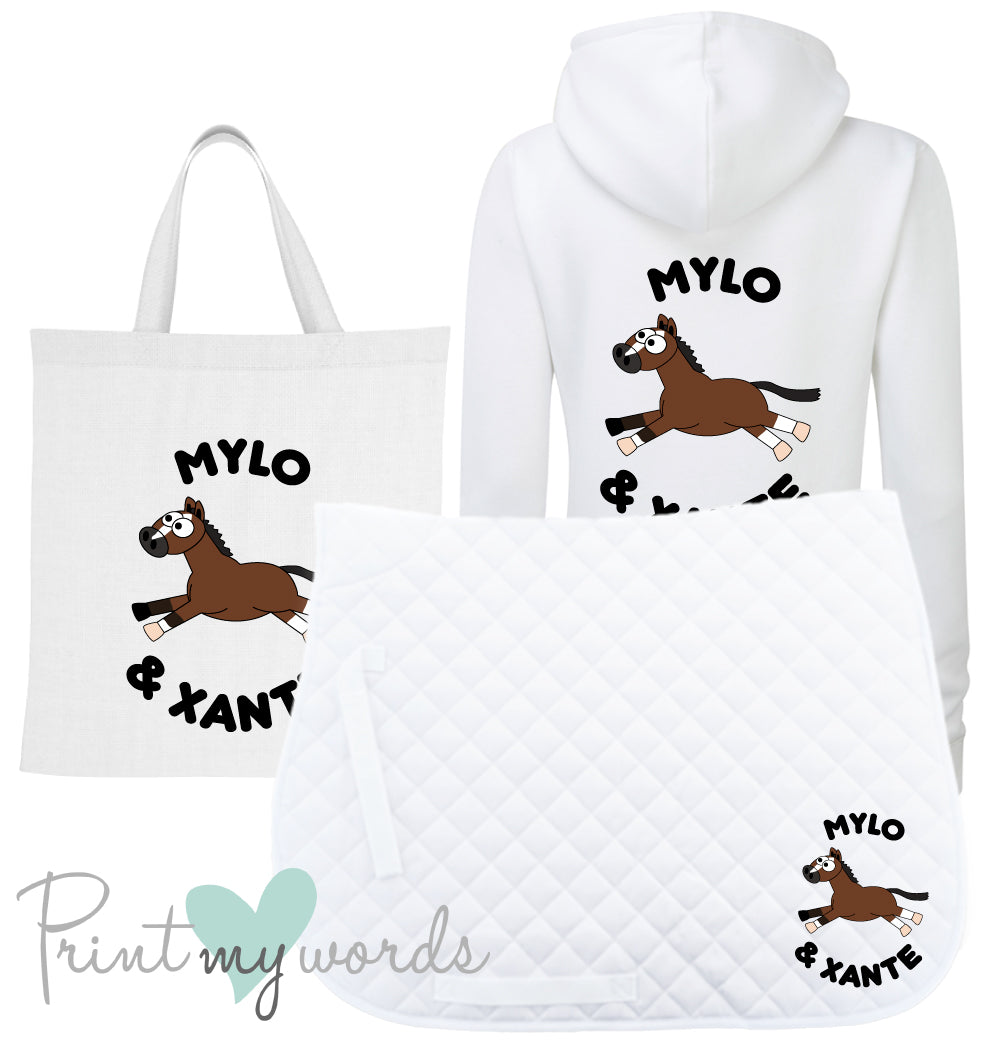 'Dolly' Children's Personalised Matching Equestrian Set - Plodders Design