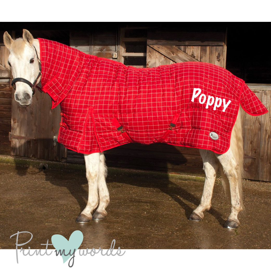 Personalised Stable Quilts