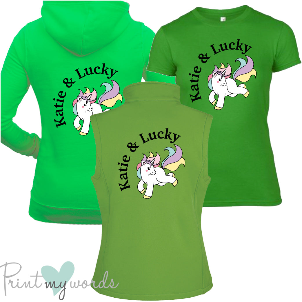 'Erin' Ladies Personalised Matching Equestrian Set - Unicorn Design