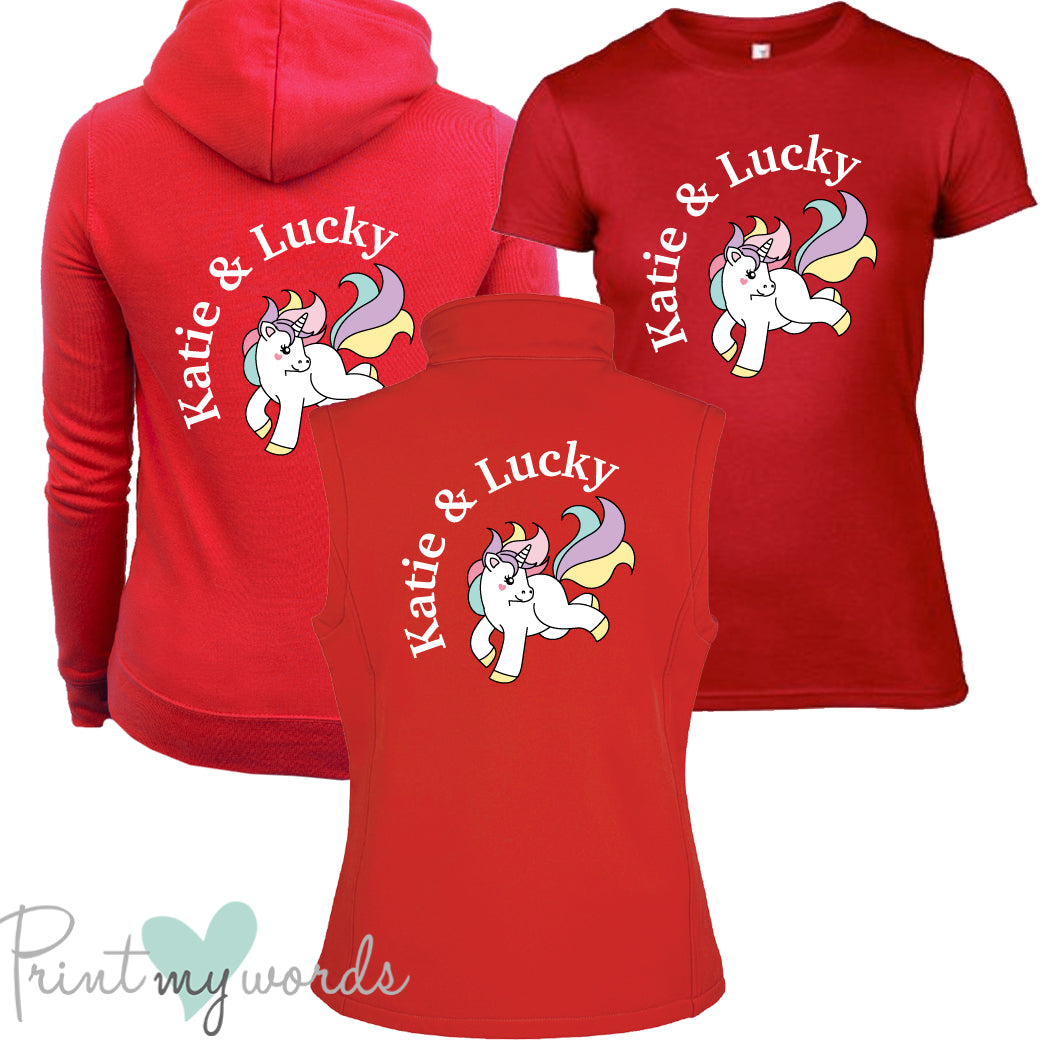 'Erin' Ladies Personalised Matching Equestrian Set - Unicorn Design