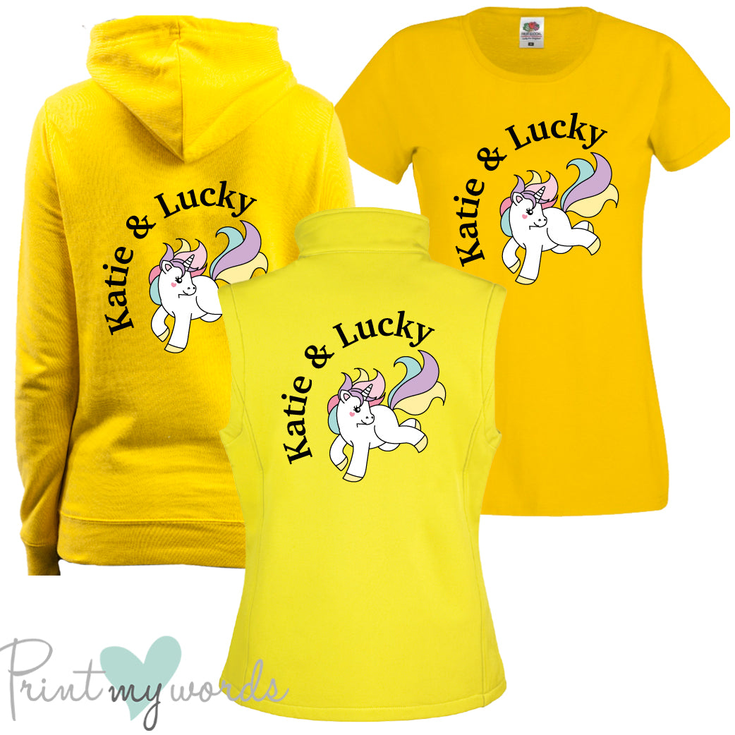 'Erin' Ladies Personalised Matching Equestrian Set - Unicorn Design