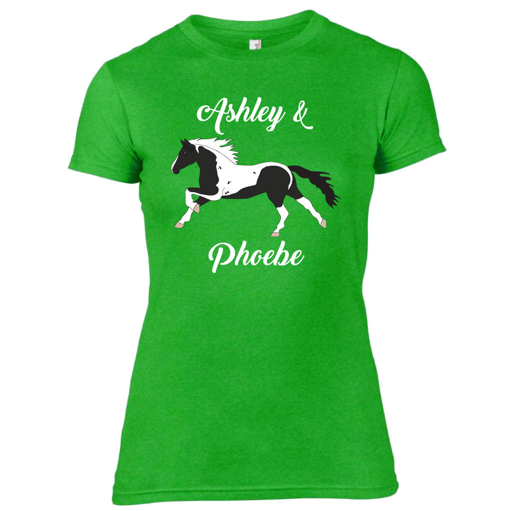Elegant Style Fully Personalised Equestrian T-shirt
