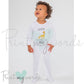 Personalised Father's Day Giraffe Baby Sleepsuit Onesie