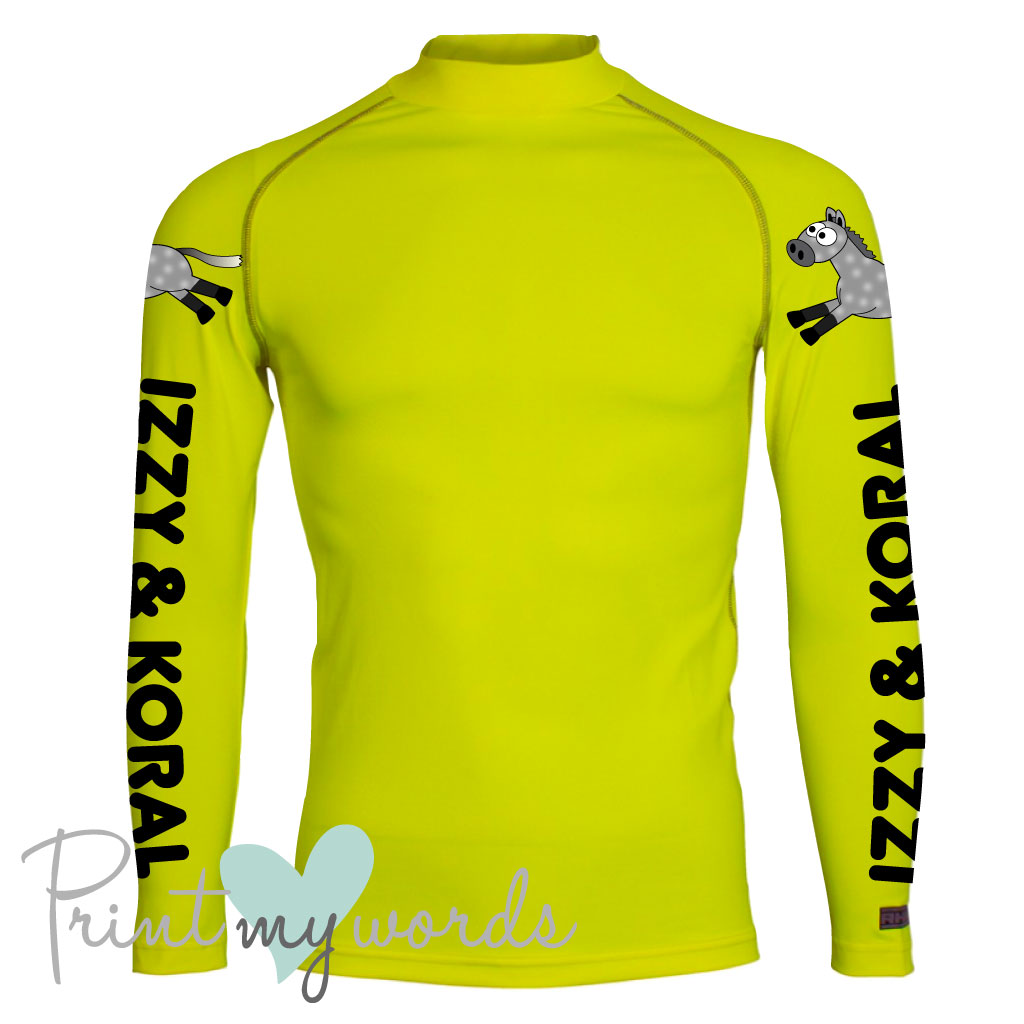 Plodders Children's Personalised XC Long Sleeve Baselayer