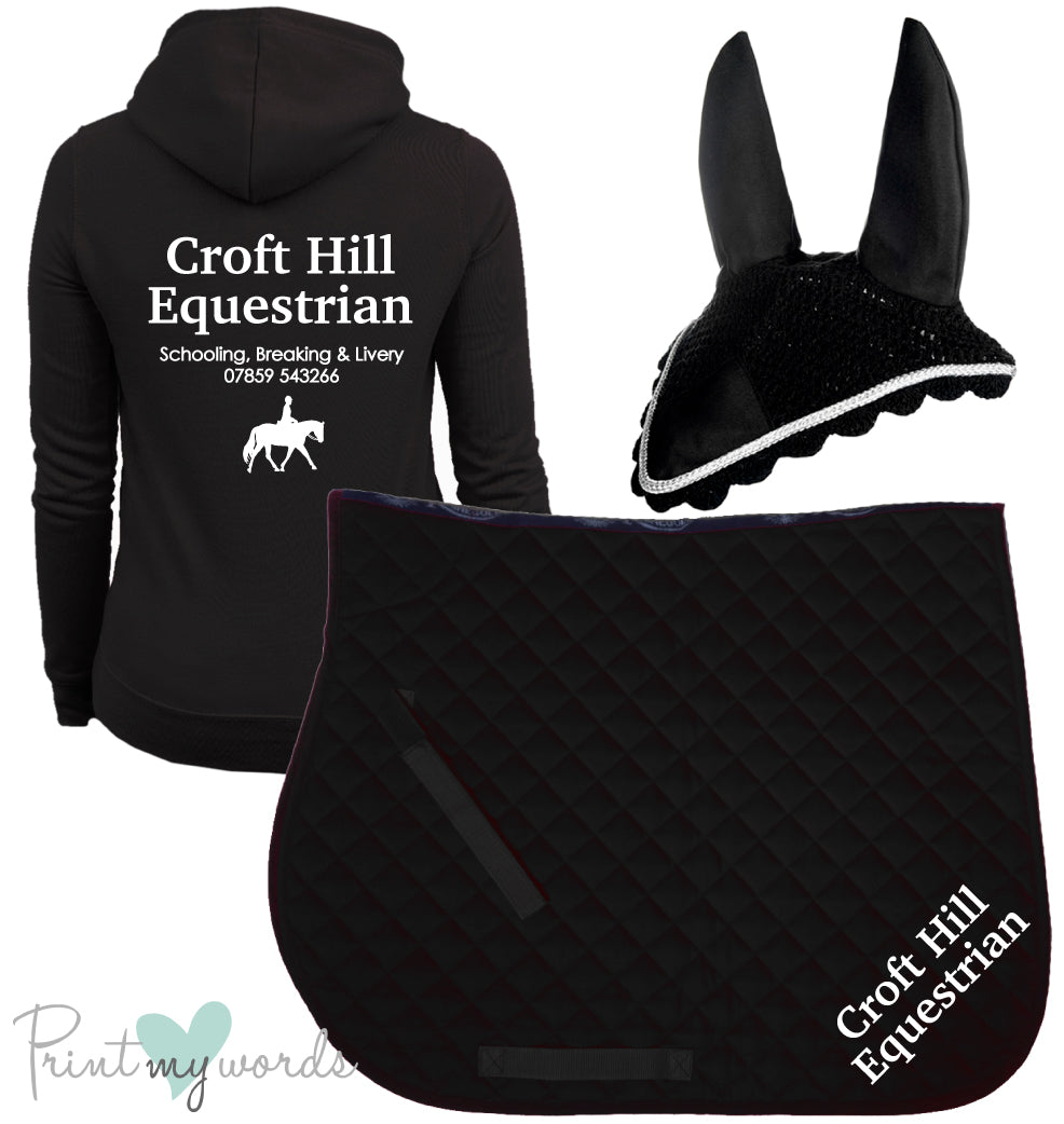 'Freya' Ladies Personalised Matching Equestrian Set - Business Design