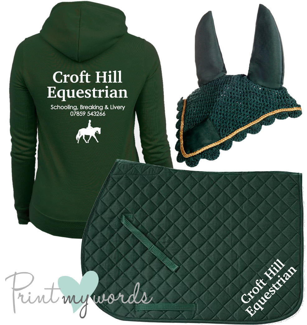 'Freya' Ladies Personalised Matching Equestrian Set - Business Design
