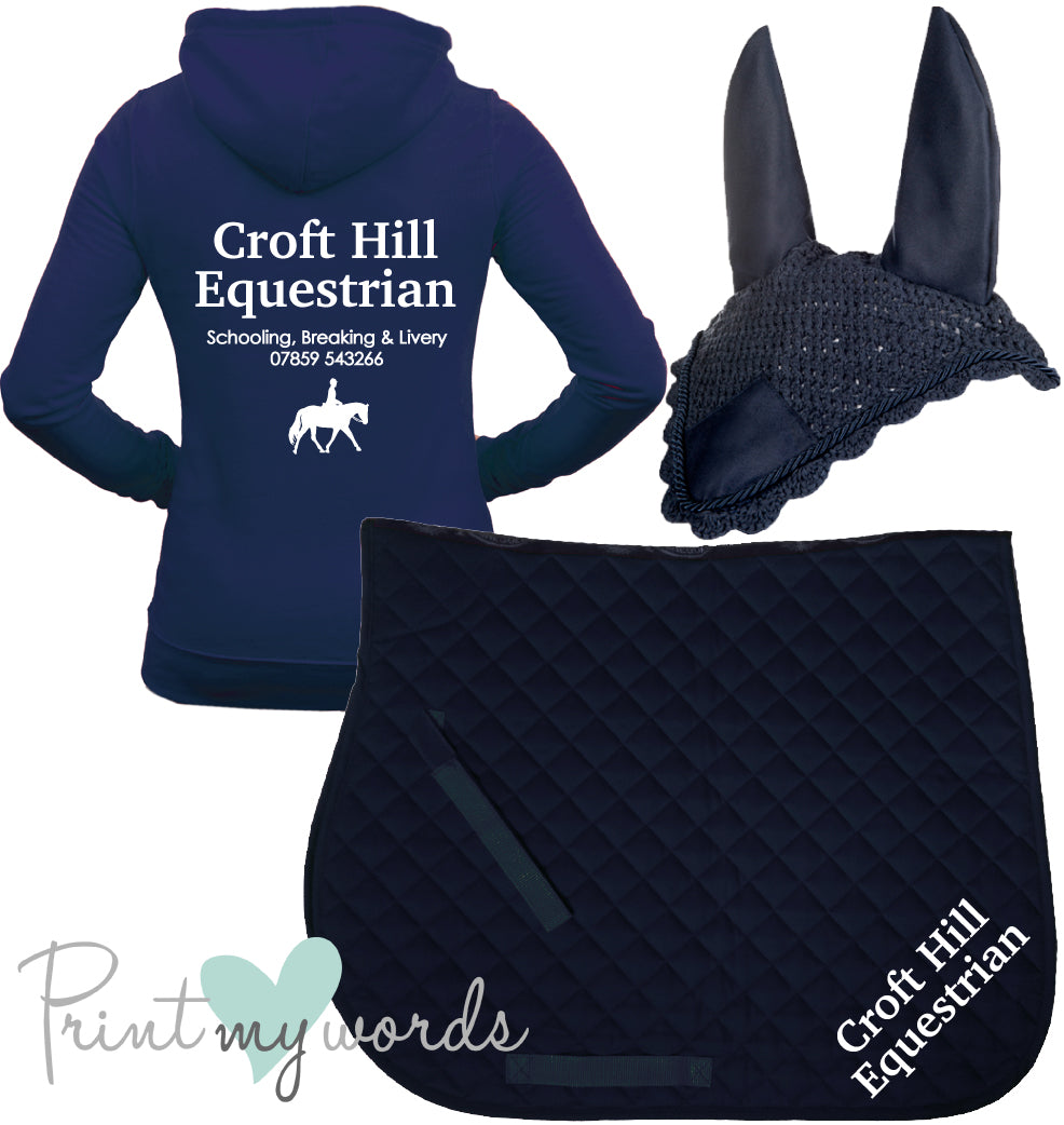 'Freya' Ladies Personalised Matching Equestrian Set - Business Design