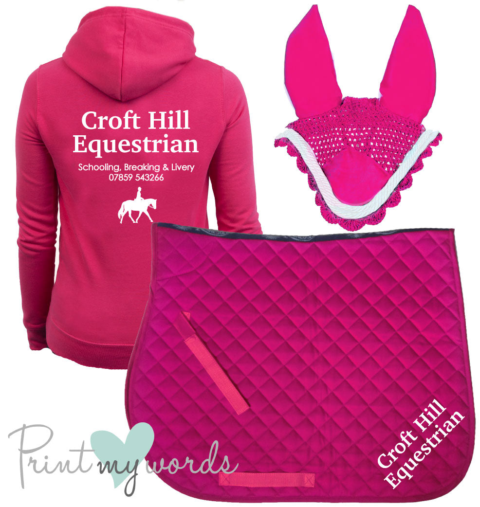'Freya' Ladies Personalised Matching Equestrian Set - Business Design