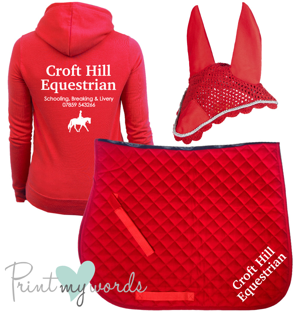 'Freya' Ladies Personalised Matching Equestrian Set - Business Design