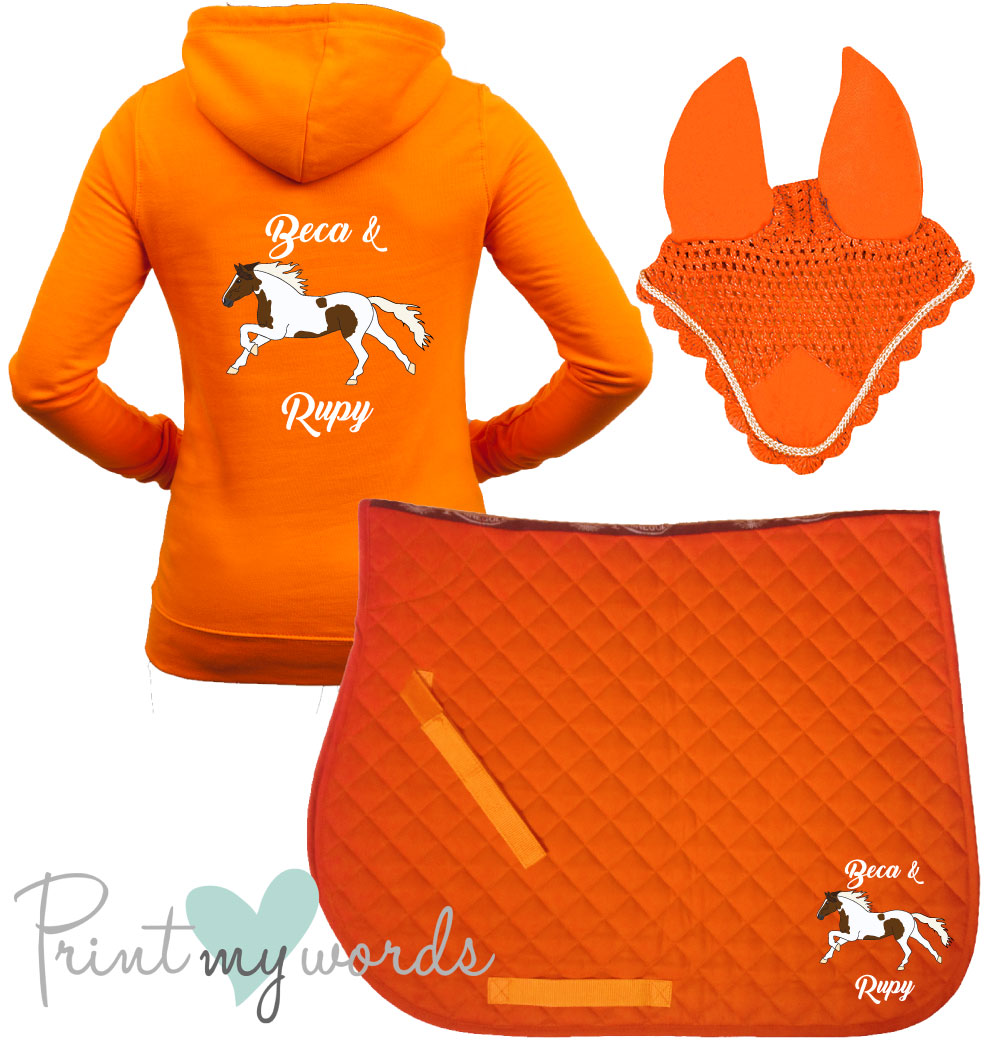 'Freya' Children's Personalised Matching Equestrian Set - Elegant Design
