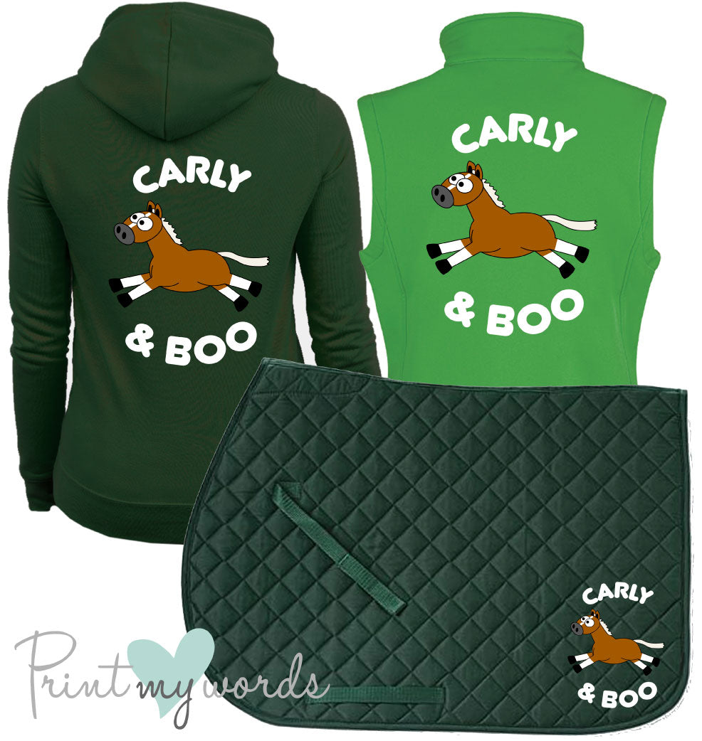 'Ginny' Ladies Personalised Matching Equestrian Set - Plodders Design