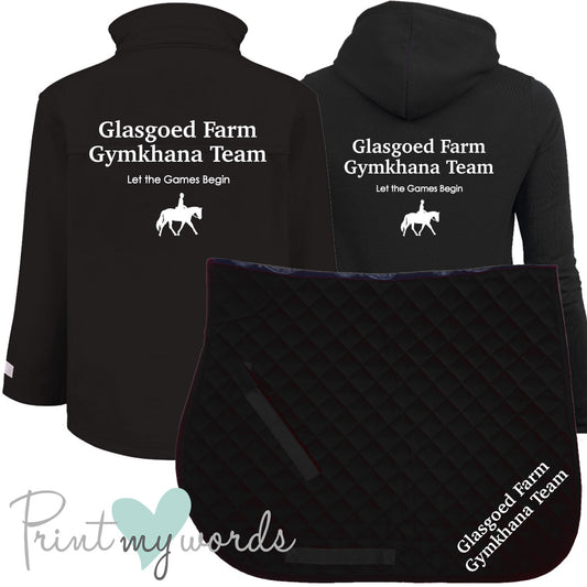 'Ginny' Children's Personalised Matching Equestrian Set - Team Design