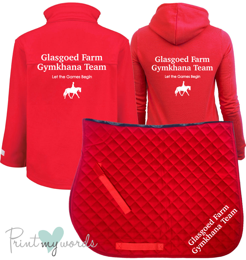 'Ginny' Children's Personalised Matching Equestrian Set - Team Design