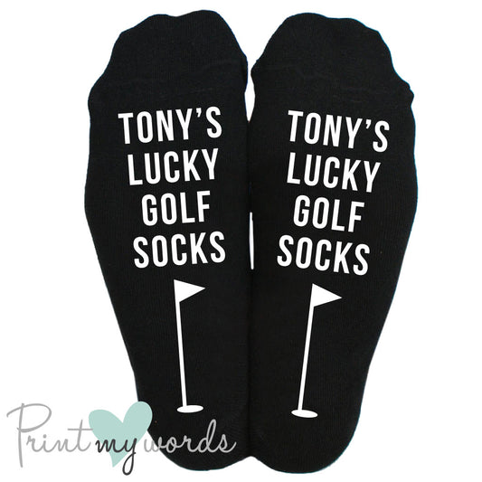 Men's Personalised Socks - Lucky Golf Socks