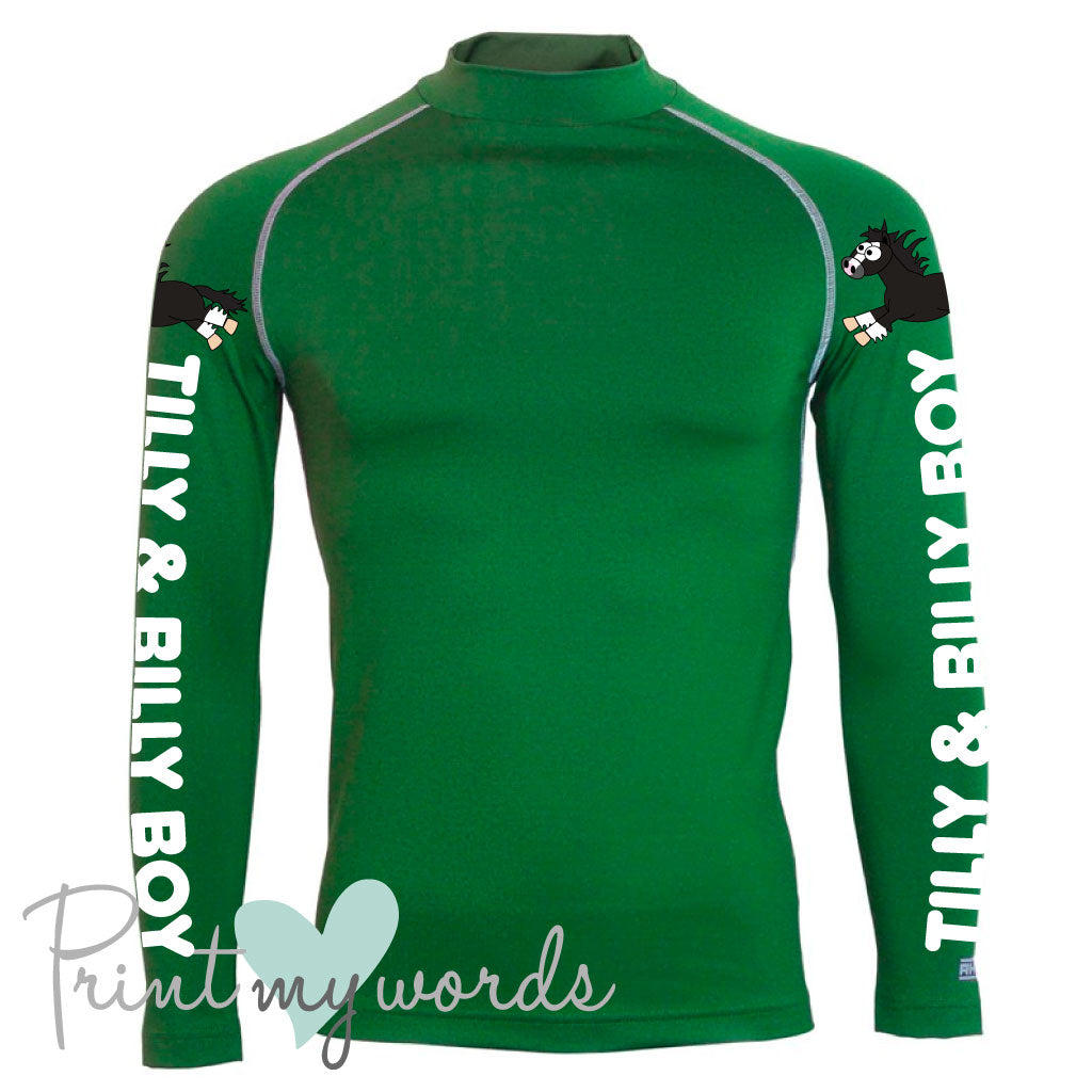 Plodders Children's Personalised XC Long Sleeve Baselayer